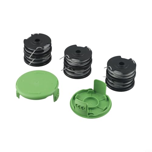 CashMuch Für Greenworks 29187 40 V Rasentrimmer Ersatzspule Doppelfaden 1,65 mm, für G40LT G40LTK2 Modelle von CashMuch