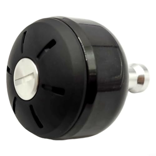 CashMuch Kohlefaser-Griff für Angelrollen SW4000 10000, optimiert für 9 mm Lager-Außendurchmesser, 19 g Gewicht, einteiliges Ersatzzubehör (Silber) von CashMuch