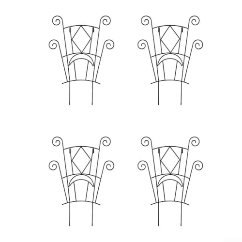CashMuch Rankhilfe für Pflanzen, platzsparend, personalisierbar, für Topfkletterer (4) von CashMuch
