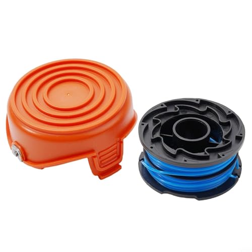 CashMuch Spulenabdeckung und Schnur-Set – für Black & Decker Ersatz, für Rasentrimmer GL315 GL350 GL650 GL651SB GL652 Serie (1 x Kappe + 1 x Spule) von CashMuch