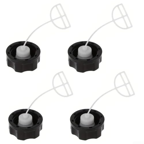 CashMuch Tankdeckel-Set für CG430/520 BC430/520 TL43/52 Freischneider Ersatzteile – 4 Stück, schwarz von CashMuch