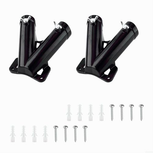 CashMuch V Form Doppel Fahnenmast Halterung Halter Aluminiumlegierung für Veranda/Garten von CashMuch