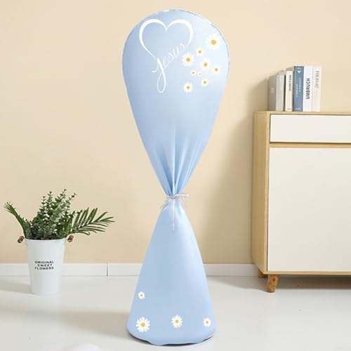CashMuch Wasserdichter Ventilator-Staubschutz, Sicherheits-Ventilatorschutz, waschbar, stehender Ventilatorschutz, PEVA-Material, 60 x 148 cm, verhindert Schäden durch Schmutz und Feuchtigkeit (B) von CashMuch