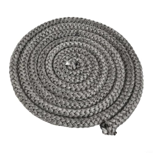 Dichtschnur für Holz- und Pelletöfen, 2 x 5 m, Fiberglas-Seil, 8 x 16 mm für effektive Nutzung (2,5 m x 12 mm) von CashMuch