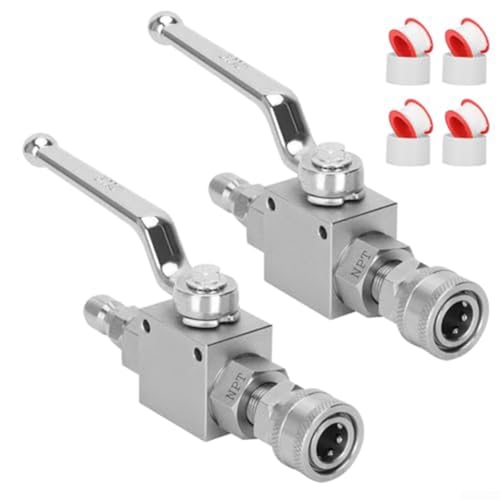 Edelstahl-Kugelhahn mit hoher Durchflusskontrolle mit 3/8 Schnelltrennung für Unterlegscheiben Edelstahl-Kugelhahn mit hoher Durchflusskontrolle mit 3/8 Schnelltrennung für Unterlegscheiben von CashMuch