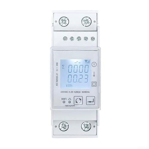 Einphasen-Messgerät für Tuya mit maximaler Stromunterstützung und LCD-Display (WIFI) von CashMuch