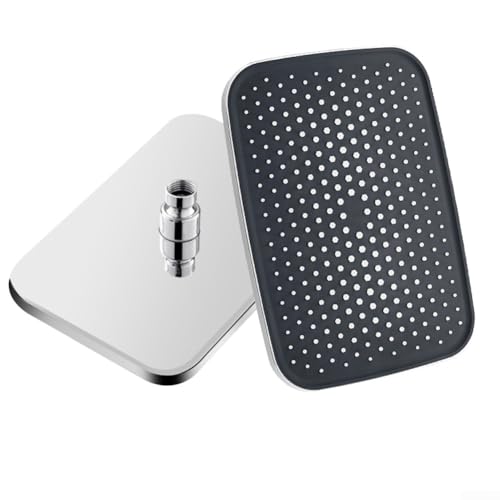 Eleganter Regenduschkopf zur Deckenmontage mit einfacher Installation (Silber) von CashMuch