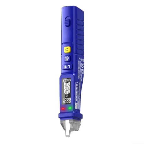 Elektrischer Spannungsteststift 12 1000 V mit berührungsloser Messung, Bruchpunktbeurteilung und Live/Neutraldraht-Alarmfunktion (Stromtester) von CashMuch