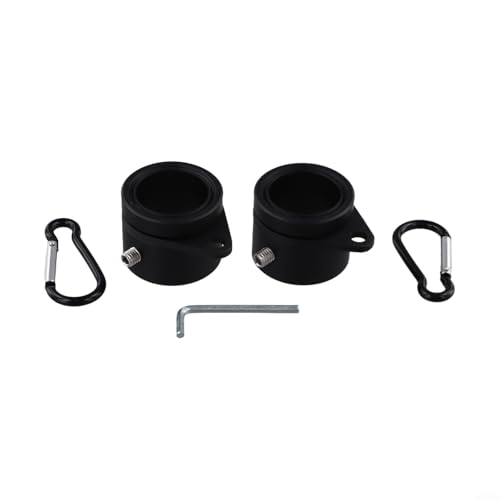 Fahnenmast aus Aluminiumlegierung, 2,5 cm, elegantes Design mit funktionalen Vorteilen (schwarz) von CashMuch