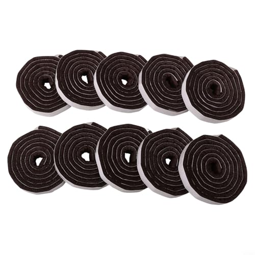Feuchtigkeitsbeständige Tropfstreifen-Fensterdichtung, entworfen, um Zugluft mit EVA-Material, erhältlich in Sets von 5 oder 10 Stück (5 Stück (10 Stück (10 m)) von CashMuch