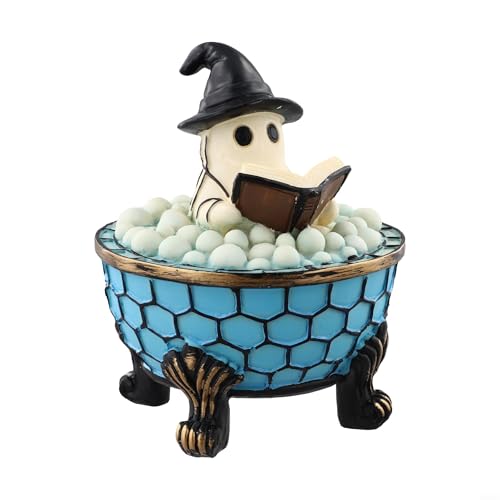 Für Halloween Bubble Bath Lampe mit farbwechselndem LED-Nachtlicht und schwebender Blasen-Illusion, niedliches Design für entspannende Atmosphäre bei Nacht Für Halloween Bubble Bath Lampe mit farbwechselndem LED-Nachtlicht und schwebender Blasen-Illusion, niedliches Design für entspannende Atmosphäre bei Nacht von CashMuch