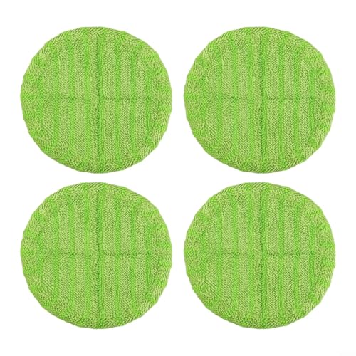 Für elektrische Wischmopp-Pads, rotierende Köpfe für maximale Reinigungsleistung, Mikrofaser-Material, kommt in 4 oder 8 Packungen (1) von CashMuch