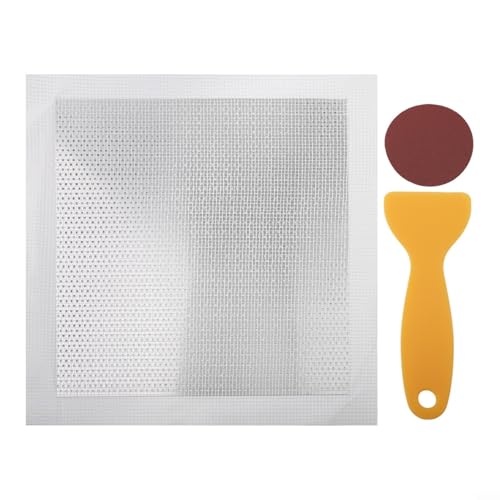 Für haltbares Wandflicken-Set aus verzinktem Stahl zur Befestigung großer Löcher, perfekt für Reparaturen zu Hause und im Büro (25 x 25 cm) von CashMuch