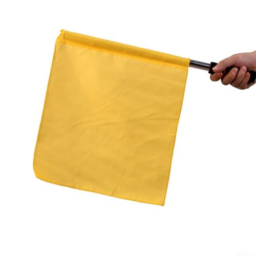 Fußball-Schiedsrichter-Ausrüstung, leichte Flaggen mit komfortablem Griff, Gelb Fußball-Schiedsrichter-Ausrüstung, leichte Flaggen mit komfortablem Griff, Gelb von CashMuch