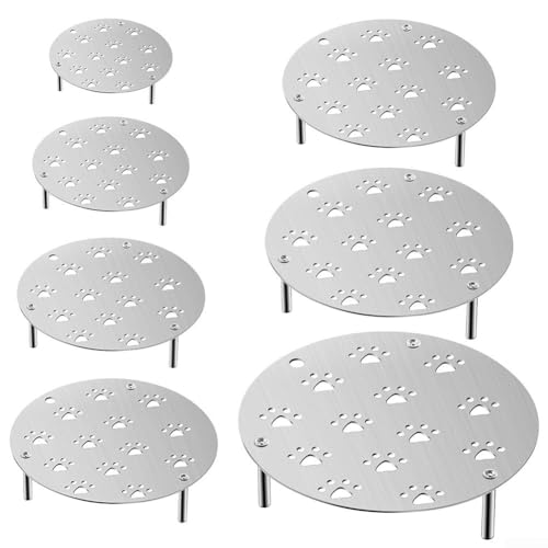 Hitzebeständige Dampfgarer mit hohlen Pfotenlöchern für effizientes Kochen und Zubereitung von Speisen (17 cm) von CashMuch