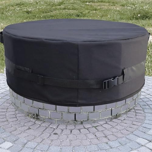 Hochleistungs-Feuertopf-Abdeckung für Holzverbrennungsmodelle, wasserdichtes Design mit einfacher Wartung (D51*H8inch) von CashMuch