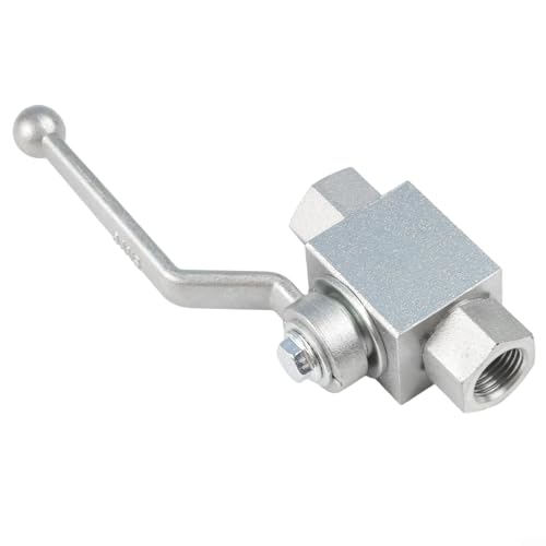 Hydraulischer 2-Wege-Kugelhahn, 500 bar, Karbonstahl für effiziente Öl- und Wasserdurchflusskontrolle Hydraulischer 2-Wege-Kugelhahn, 500 bar, Karbonstahl für effiziente Öl- und Wasserdurchflusskontrolle von CashMuch