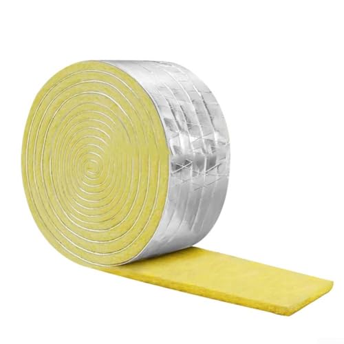 Isolierfolie, 90 cm, 2,4 m, Fiberglas mit Folienrückseite für überlegenen Schutz, für HVAC und Sanitärbedarf Isolierfolie, 90 cm, 2,4 m, Fiberglas mit Folienrückseite für überlegenen Schutz, für HVAC und Sanitärbedarf von CashMuch