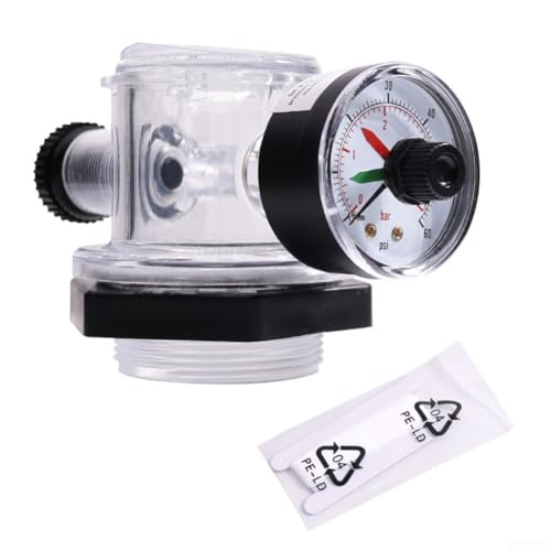 Luftentlastungsventil für TR100C TR140C für Triton II Pool Spa Filter mit komplettem O-Ring-Unterlegscheiben-Set und Anti-Lösenmuttern von CashMuch