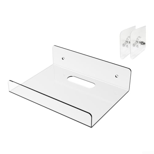 Moderne Acryl-Regalhalterung für effektive Organisation Ihres Wohnraums (20 x 10 x 4 cm) von CashMuch