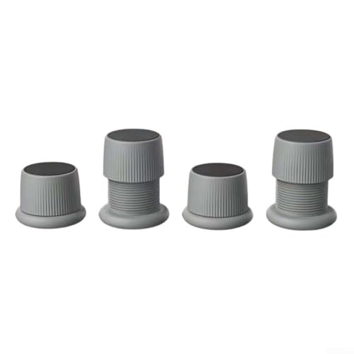 Möbelerhöhung Set mit 4 verstellbaren Füßen für Pads zur Erhöhung Ihrer Kaffeemaschine und anderer Gegenstände (grau) von CashMuch