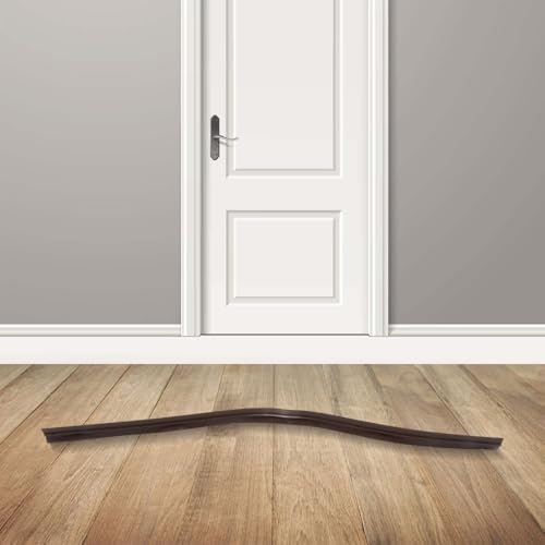 Multifunktionaler Türbodendichtungsstreifen mit dreilagigem, flexiblem Silikon-Design, Schalldämmung und wasserdichtem Klebeband für Staub- und Feuchtigkeitsbarriere (weiß) von CashMuch