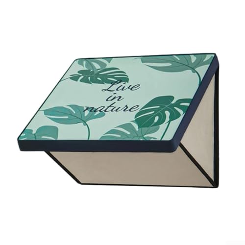 Platzsparende Wäscheaufbewahrung zur Wandmontage für kleine Schlafzimmer und Badezimmer (grün) von CashMuch