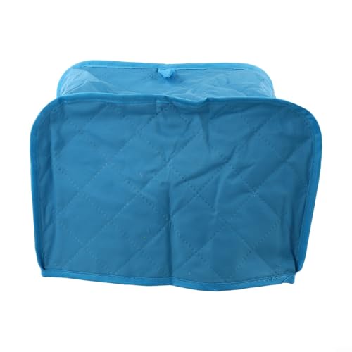 Polyester-Toaster-Abdeckung für 2 4-Scheiben-Modelle, schützt vor Staubflecken und leicht zu reinigendem Design (Blau S) von CashMuch
