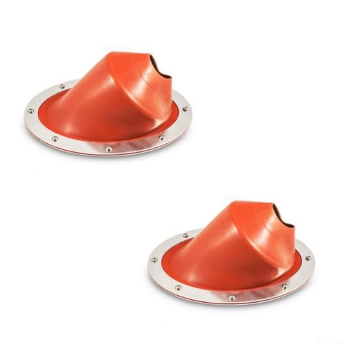 Rauchabzug-Set für 45-Grad-Winkel, ideal zum Entlüften von Dämpfen beim Camping, Schuppen und Gewächshäusern (2er-Pack) von CashMuch