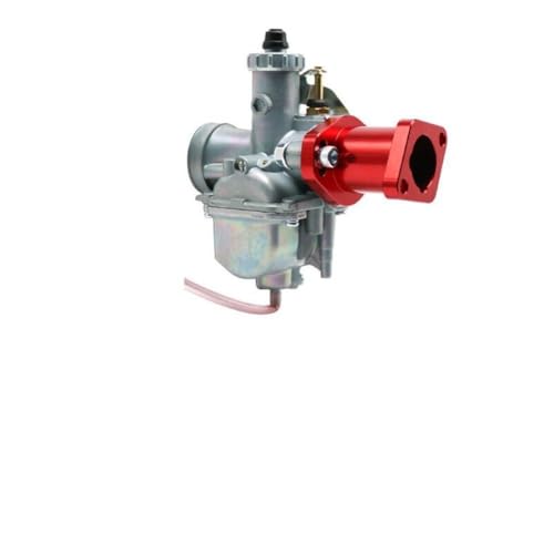 Robuster CNC-Ansaugstutzen-Adapter für VM22 PZ19 PZ26 Motoranwendungen (rot) von CashMuch