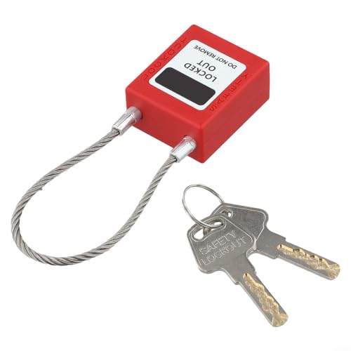 Robustes Kabel-Vorhängeschloss mit fortschrittlichem Sicherheitsmechanismus mit 2 Schlüsseln für Sicherheit Robustes Kabel-Vorhängeschloss mit fortschrittlichem Sicherheitsmechanismus mit 2 Schlüsseln für Sicherheit von CashMuch