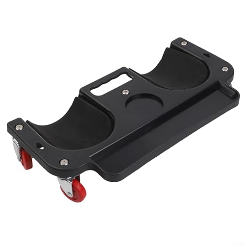Rollende Knieschoner für Autoreparaturaufgaben, einfache Bewegung mit stabilem Design (schwarz) von CashMuch