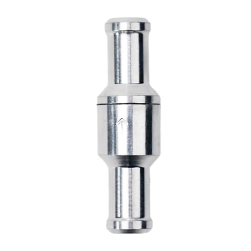 Rückschlagventil 612 mm Aluminiumkörper für Kraftstoff- und Wassersysteme (10 mm) von CashMuch