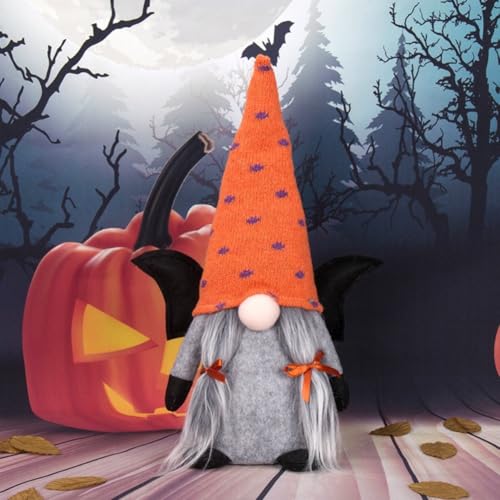 Saisonales Halloween Fledermaus & Kuh für Horn Plüsch Zwerg Set 2 Stück für dekorative Verwendung in Party und Zuhause Saisonales Halloween Fledermaus & Kuh für Horn Plüsch Zwerg Set 2 Stück für dekorative Verwendung in Party und Zuhause von CashMuch