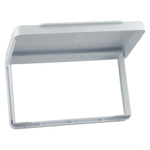 Schalterabdeckung für Badezimmer, wendbar, wasserdicht, ultradünn, für Steckdose Typ 86, Weiß von CashMuch