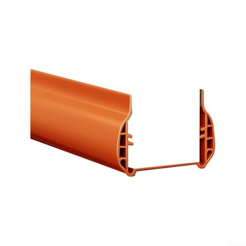 Schlanke und funktionale PVC-Türdichtungslösung, geeignet für Zuhause oder Büro (orange) von CashMuch