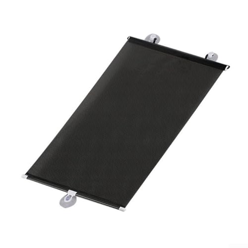 Schwarze Verdunkelungsrollos mit kabellosem Betrieb, entworfen, um gegen Hitze zu isolieren und Privatsphäre in Wohn- oder Büroräumen zu bieten (40 x 125 cm, schwarz) von CashMuch