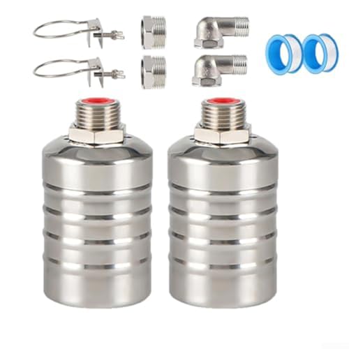 Schwimmerventil aus 304 Edelstahl, mit Ellbogen und Adaptern für den Einsatz Schwimmerventil aus 304 Edelstahl, mit Ellbogen und Adaptern für den Einsatz von CashMuch