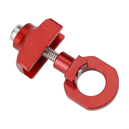 Single Speed Bike Chain Adjuster Tensioner Fastener Tool for Fixie Bikes Aluminum Alloy Compatible with 14 Inch Wheels (Red) von CashMuch