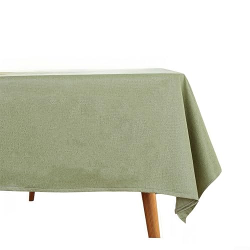 Tischdecke aus Polyester, für Essen und Veranstaltungen, schützt Oberflächen und verbessert die Ästhetik, 135 x 200 cm (Grün) von CashMuch