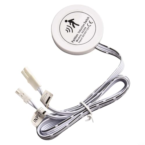 Touch-Dimmschalter für Innenräume, kompatibel mit 12 V/24 V LED und nicht leitenden Materialien (Handfeger-Touch-Schalter) von CashMuch