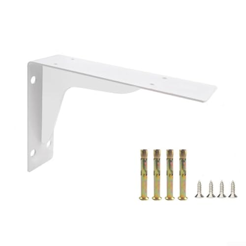 Wandmontierte, robuste Regalhalterung mit Stativ-Design zur Unterstützung großer Lasten und für lang anhaltende Stabilität (30,5 cm) von CashMuch