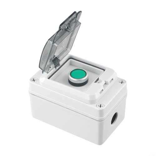 Wasserdichte IP66-Druckknopfbox mit 1-Wege-Selbst-Reset-Schalter für Industrie, Bau und große Fabrikelektrische Systeme von CashMuch