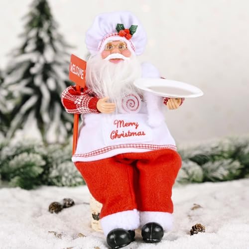 XmasGonk Zwerg Weihnachtswichtel Plüsch Santa Puppe für Elfe Dekor Ornamente Heimdekoration Indoor Outdoor Urlaub Verwendung (B) von CashMuch