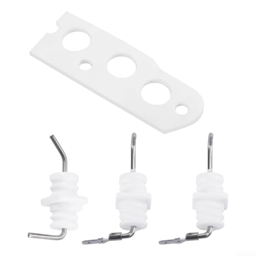 Zuverlässiges Flammenstabelektroden-Set 104000192K, kompatibel mit R75, R94, RC80 und RC98 Modellen für gleichmäßiges heißes Wasser von CashMuch