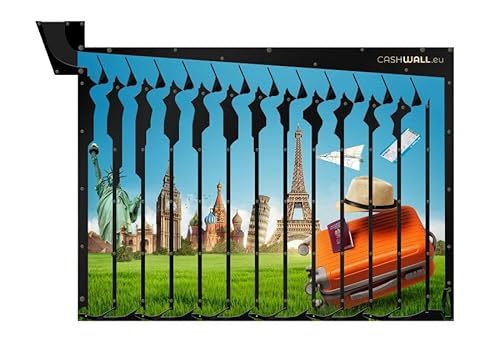 CashWall - Spardose für ganze Jahr - Geld Sparen Challenge | Spardose Nicht zum öffnen - Auszahlung bei vollständiger Füllung | Spardose für Erwachsene und Kinder wiederverwendbar CashWall - Spardose für ganze Jahr - Geld Sparen Challenge | Spardose Nicht zum öffnen - Auszahlung bei vollständiger Füllung | Spardose für Erwachsene und Kinder wiederverwendbar von CashWall