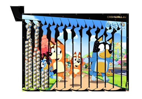 Cashwall - Spardose Kinder für ganze Jahr - 365 Münzen - 1 Euro - Wandspardose 365 Tage | Münzen Spardose Nicht zum öffnen - Auszahlung bei vollständiger Füllung | Zum Aufhängen Cashwall - Spardose Kinder für ganze Jahr - 365 Münzen - 1 Euro - Wandspardose 365 Tage | Münzen Spardose Nicht zum öffnen - Auszahlung bei vollständiger Füllung | Zum Aufhängen von CashWall
