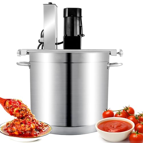 Automatischer Topfrührer zum Kochen, kommerzieller elektrischer tragbarer Mörtelmischer, elektrischer Marmeladenmixer, Rührgeschwindigkeit einstellbar, mit 4-Blatt-Rührschaber,60L Automatischer Topfrührer zum Kochen, kommerzieller elektrischer tragbarer Mörtelmischer, elektrischer Marmeladenmixer, Rührgeschwindigkeit einstellbar, mit 4-Blatt-Rührschaber,60L von Cashwise
