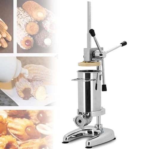 Cashwise 2L 3L Churros-Füllmaschine, vertikale spanische Churrera-Maschine, manueller Hersteller, robuste vertikale spanische Churrera-Maschine aus Edelstahl, Snack-Ausrüstung für Restaurants,3L Cashwise 2L 3L Churros-Füllmaschine, vertikale spanische Churrera-Maschine, manueller Hersteller, robuste vertikale spanische Churrera-Maschine aus Edelstahl, Snack-Ausrüstung für Restaurants,3L von Cashwise
