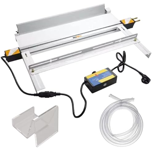 Cashwise Acryl-Kunststoff-Biegestreifenheizung, tragbares manuelles Heißheizwerkzeug für 1–6 mm Dicke, für Acryl, Plexiglas, PVC, PC, ABS, PP, Biegemaschine mit Halterung und Winkel 60cm/23.62in von Cashwise